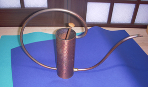  copper made pitcher pitch -/ antique ( practical use storage goods )