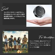 最新版　５Wミニポータブル ワイヤレス スピーカー 360度 Hi-Fi高音質Bluetooth5.0 超重低音 miniスピーカー_画像4