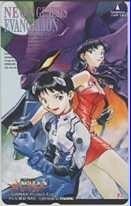 [ telephone card ] Neon Genesis Evangelion .sinji Katsuragi Misato 0398G-A 6S-I1195 unused *A rank 