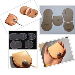 コインケース 財布レザークラフト用アクリル型セット
