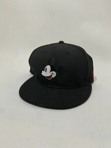 NEW　ERA/ニューエラ　DISNEY　ディズニー　９　FIFTY　　ミッキー　黒/ブラック アジャスタ　キャップ（H38）