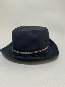 【人気】Aquascutum/アクアキュータム　ハット　紺/ネイビー　Mサイズ　５６，５ｃｍ（H39）