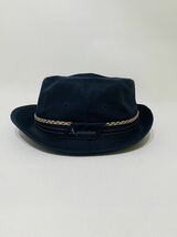 【人気】Aquascutum/アクアキュータム　ハット　紺/ネイビー　Mサイズ　５６，５ｃｍ（H39）_画像2