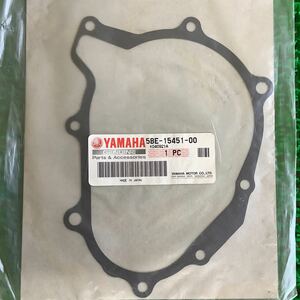 4-16　YAMAHA　ヤマハ　YZ426F　純正　左クランクカバーガスケット　5BE-15451-00　未使用　未開封　部品