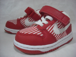 新品 DS 2012 NIKE BABY LITTLE DUNK LOW TD US5C 11cm (407884-116) (L-12-6)