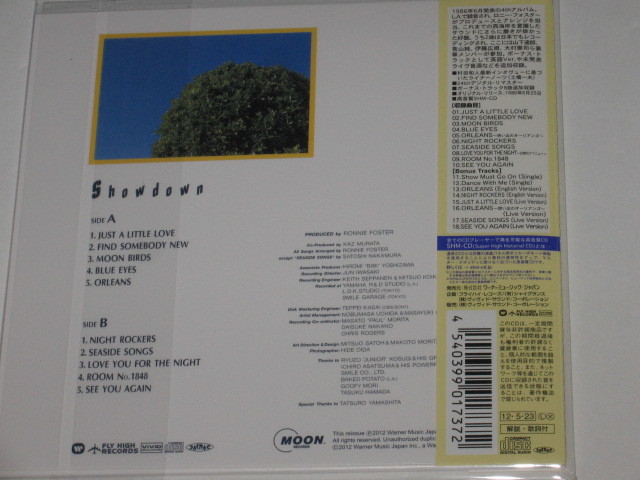新品CD 村田和人『Showdown』+ボーナス8曲 24bitデジタルリマスター/紙 