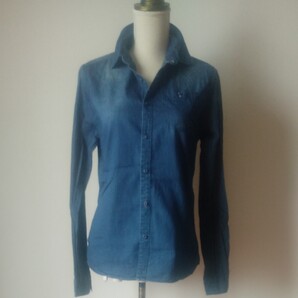 ZARA デニム長袖シャツ