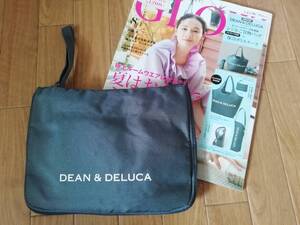 送料無料!即決!☆glow 2021年8月号付録 DEAN & DELUCA ディーン&デルーカ レジカゴバッグ・グレー☆ エコバッグ