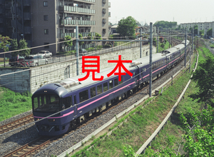 鉄道写真645ネガデータ、125313630002、485系（華）、JR東北本線、東大宮～蓮田、2001.04.26、（4292×3143）