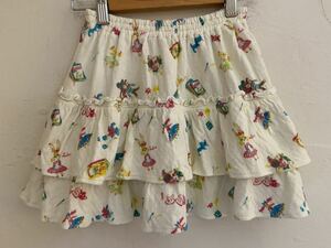 [ free shipping ] used Shirley Temple Shirley Temple skirt size 130