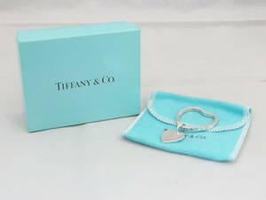 TIFFANY&Co. Tiffany Heart 925 silver key ring /B5158