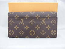 未使用★LOUIS VUITTON ルイヴィトン モノグラム ポルトフォイユ・サラ M60531 長財布　/B5164_画像3