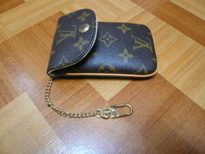 ☆ LOUIS VUITTON プレオウンド エテュイ MMポーチ M66546 モノグラム チャーム　ユニセックス