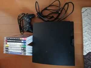 お買い得 すぐに遊べる PS3 本体 CECH-3000A 黒 SONY プレイステーション3 PlayStation3 HDMI 本体一式 ソフト7本セット ウイイレシリーズ