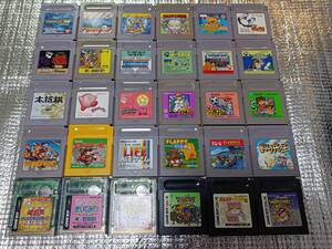 ☆GB ゲームボーイソフト まとめて 30本セット③ GBC ゲームボーイカラー