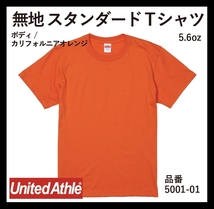 無地ウエア販売Tシャツ5001-01　XLサイズ　5枚セット　お好みカラー選択_画像6