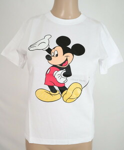 　＊新品 ディズニー Disney ミッキーマウス MICKEY MOUSE 半袖 プリント Tシャツ 送料込み980円コットン100% サイズL ホワイト LCT412