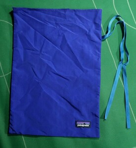 ▲パタゴニア ナイロン素材 巾着型 ギフト袋 GIFT BAG SMALL ネイビー 美品!!!▲