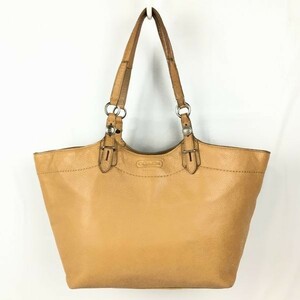 COACH/コーチ　レザー　ハンド/トートバッグ　茶/ブラウン　肩掛け　ショルダー　管NO.B10-22