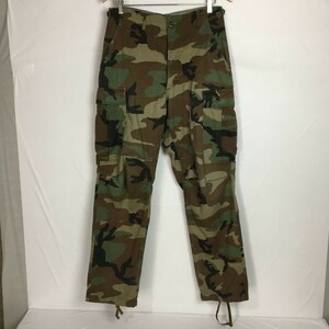 86 year made Vintage /TROUSERS.WOODLAND military bottoms size 30 DLA100-86-C-069 Survival pants camouflage camouflage tube NO.JPJ-1