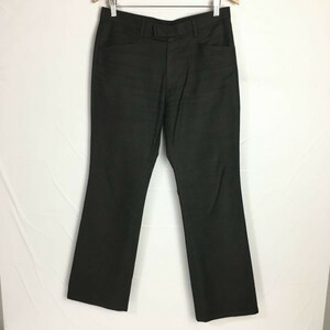 HIGH STREET　ハイストリート　ボトムス　サイズ L　ズボン　チノパンツ　ダークグレー　ストライプ柄 トルマ　管NO.JPH-4