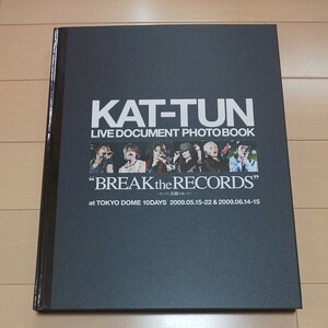 美品☆未読☆初版【KAT-TUN LIVE DOCUMENT PHOTO BOOK】フォトブック 写真集