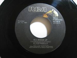 【7”】 ELVIS PRESLEY / ALL SHOOK UP US盤 エルヴィス・プレスリー 恋にしびれて