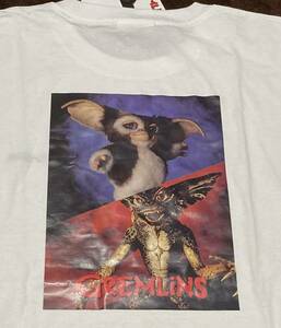 【Mサイズ】新品 完売品 グレムリン ギズモ 半袖 Tシャツ 映画 '80s モグワイ スピルバーグ 男女兼用 ホワイト