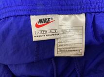 90's NIKE ナイキ イージーナイロン パンツ トラックパンツ 青 PANTS L イージーパンツ/ ヴィンテージ vintage_画像4