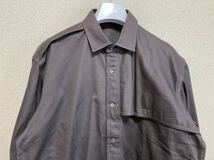 80s 初期 im ISSEY MIYAKE the shirts イッセイミヤケ シャツ 長袖シャツ HAMILTON ハミルトン S ビンテージ アーカイブ_画像3