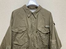 Columbia PFG コロンビア フィッシングシャツ 長袖シャツ マルチポケット XL ブラウン系 アメリカ企業シャツ_画像3