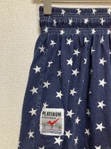 USA古着 PLATINUM EVERYWEAR 星条旗柄ショートパンツ イージーショートパンツ USA製 M /90's_画像7