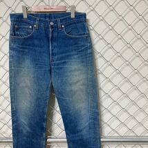 Levi's 501 リーバイス 90's USA製 555 デニムパンツ ジーンズ 32×36 色落ち◎_画像1