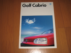 【希少/カタログ】フォルクスワーゲン・ゴルフ『VW ゴルフ カブリオレ / VW Golf Cabrio 』年式不明