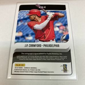 J.P.Crawford 2018 Donruss Signature Seriesの画像2