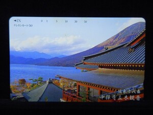 テレカ 50度 坂東十八番 中禅寺立木観音 未使用 T-2283