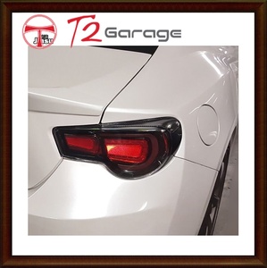 T2GARAGE カーボンリアヘッドライトカバーアイライントヨタGT86 2012-2015サイオンFR-S 86スバルBRZカーボンステッカー