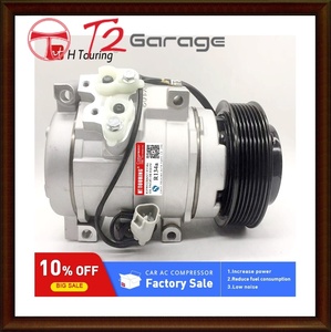 T2GARAGE 10S17C AC A/C コンプレッサートヨタランドクルーザーハイエースハイラックス 88320-26600 88320-35730 88320- 25110 88310-25220