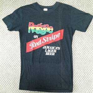 希少 ビンテージ Red Stripe レゲエ Tシャツ パンク クラッシュ ジョーストラマー vintage beer maker reggae T shirts clash Joe Strummer