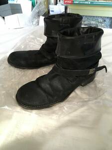 ニール　バレット　エンジニア　ブーツ　ベルト巻き付け　Neil Barrett belt wrap Engineer boot vintage archive