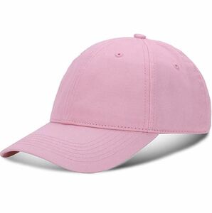 キャップ キャップ ゴルフ テニス 帽子 野球帽 コットン 綿 日除け UVカット 紫外線対策 高通気性 調節可能 旅行 登山 男女兼用色:ピンク