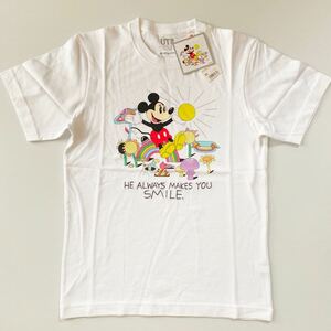 ミッキー ジェレミーヴィル メンズXS新品 Mickey ×ユニクロ jeremyville ディズニー Disney original artwork exclusively プリント＋刺繍