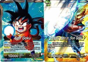 ドラゴンボール超 カードゲーム 海外 英語版 BT4 R 孫悟空/Legacy Bearer Son Goku Foil 両面カード