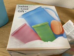 送料無料 Tupperware タッパーウェア Sorbet cool Gift ジャーベットクールギフト ウォーターポット タッパーウエア　タンブラー