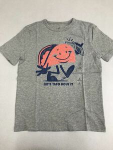 ＧＡＰ■新品■140■ギャップ■USAキャラ■グレー■Ｔシャツ■21■2-2