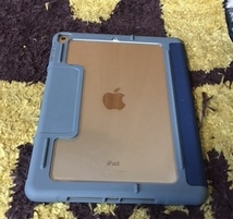 iPad 10.2 インチ 第7/8/9世代 兼用 MUTURAL YAXING 軍事レベ Folio スマート カバー ケース ブルー_画像9