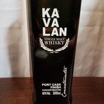 ★未開封★古酒★KAVALAN/カバラン　シングルモルト ウイスキー　PORT CASK FINISH　40％ 1L_画像6