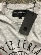 本物 新品 HYDROGEN PIZZERIA半袖Tシャツ 220610 灰 XS_画像4