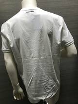 本物 新品 DSQUARED2 ディースクエアード 無地VネックワンポイントロゴTシャツ 半袖 S74GD0255 白 M_画像5