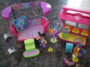 Polly Pocket( Poe Lee карман ) магнит 2003 год комплект B Have fun with the Trolley!